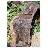 Live Edge Carved African Ironwood / Lead Wood Tri