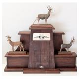 Louis Paul Jonas SCI Resin Deer Species Statue Tro