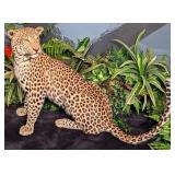 Seated Leopard Full Body Taxidermy Mount INDIANA R
