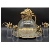 Valenti African Pitcher & Glass Set