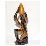 Haitian Carved Wood Tribal Sculpture