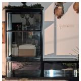 Curio Cabinet Made from Wood and Glass