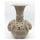 Vtg Ban Chiang Style Taiwanese Terracotta Vase