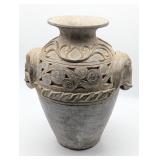 Vtg Ban Chiang Style Taiwanese Terracotta Vase