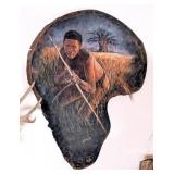 Painted African Elephant Ear Taxidermy By Madeline