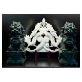 Resin Foo Dog & Chinese Dragon Figures
