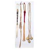 Custom Multi Color Horn Riding Whip