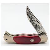 Ltd. Boker Smooth Red Bone African Safari Lockback