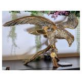 Polished Brass Eagle Sculpture