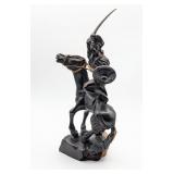 Carved Wood Spanish Fighter Sculpture