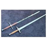 (2) Fantasy Two Handed Swords