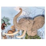 MASSIVE African Elephant Shoulder Mount Taxidermy