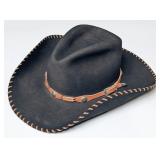 Rand's 20x Beaver Black Cowboy Hat with a Belt Hat