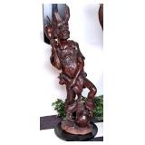 Large Carved African Ironwood Tribal Sculpture