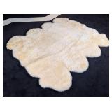 7ftx6ft Genuine Sheep Wool Taxidermy Rug