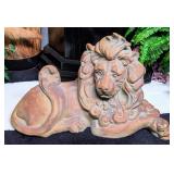 Resting Lion Stone Sculpture