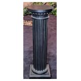Decorative Crafts Inc. Wood Column Black Pedestal