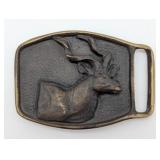 BowkersÕ Safari Co. Brass Greater Kudu Belt Buckle