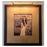 The Girl in the Dress by Xie Chuyu Framed Print