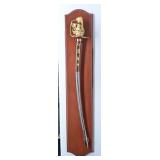 Replica Sword of General La Fayette on Plaque