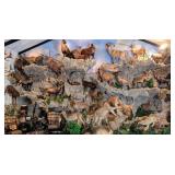 Entire Taxidermy Habitat Rock Wall