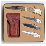 2004 Case XX Amber Bone Changer w/ Sheath & Tin