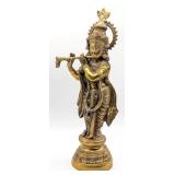 Brass Krishna Hindu Statue