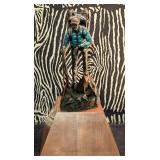 1998 Fred Boyer Backpacking Hunter Cold Painted Br