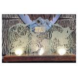 2000 Safari Club International SCI Etched Glass Co