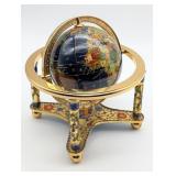 Cloisonne Desk Top World Globe