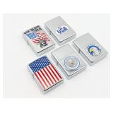 (5) Various Zippo Lighters