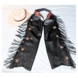 Custom Rands 20x Beaver Cowboy Hat & Black Leather