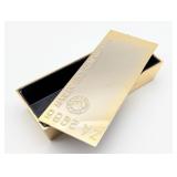 African Gold Co. Ltd. Gold Bar Trinket Box