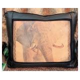 John Banovich 2022 Pillow Featuring an Elephant by