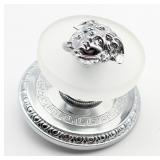 Versace Fogged Glass Platinum Palladium Towel Hold