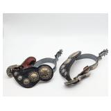 Gist SIlversmiths Mexican Overlaid Sterling Spurs