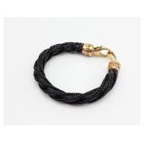 Finely Woven African Elephant Hair Bangle Bracelet