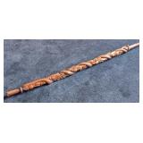 Carved African Ironwood Walking Stick