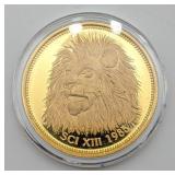 1985 Safari Club International SCI .999 Fine 1oz G