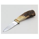 Custom Gerber Model C325 Stag Hunting Knife