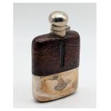 Antique James Dixon & Sons Sterling & Crocodile Le