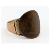 Indian Head Penny 10k Yellow Gold Ring