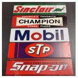Sinclair, STP, Mobil, Snap-On, & Champion Spark Pl