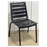 East Coast Black Metal Amalfi Outdoor Side Chair