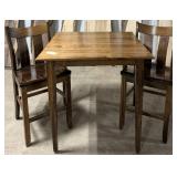 Maple Bar Table & 2 Chairs