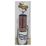 38" Sunoco Metal Gasoline Pump