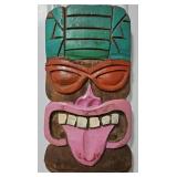 19" Tiki Mask Single Sided Wooden Sign
