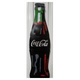 48" Coca-Cola Bottle Single Sided Metal Sign