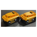 20V MAX 8.0 Ah Extended-Range Lithium Ion Batterie