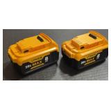 20V MAX 8.0 Ah Extended-Range Lithium Ion Batterie